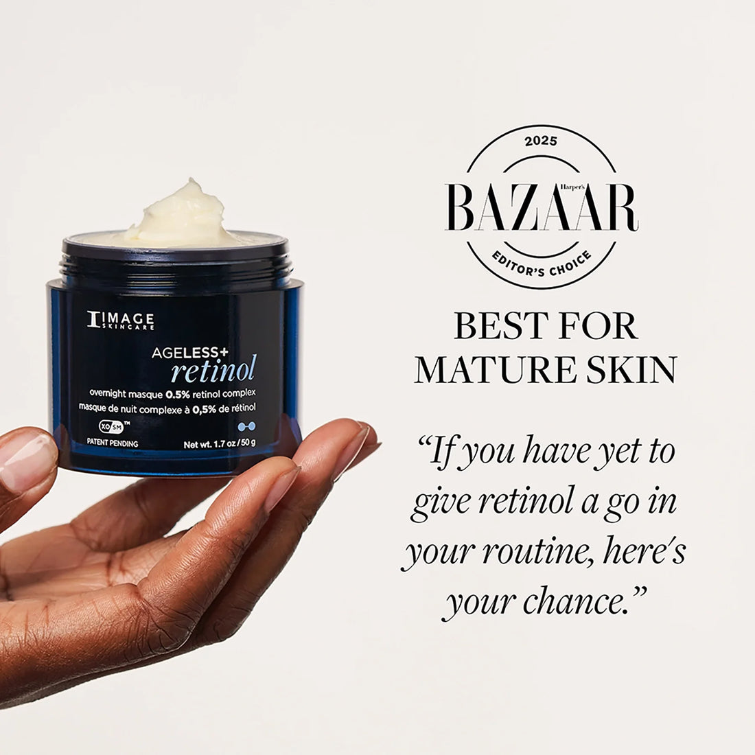 AGELESS+ retinol overnight masque 0.5% retinol complex